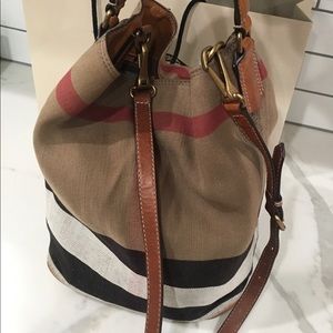 Burberry canvas bag